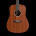 Martin D-X1E Mahogany Acoustic-Electric Guitar Front Crop