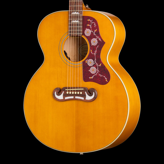 Epiphone J-200 Studio Natural Front Crop