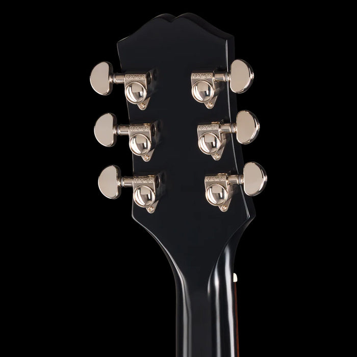 Epiphone J-45 Standard Left-Handed Acoustic Vintage Sunburst Headstock Back
