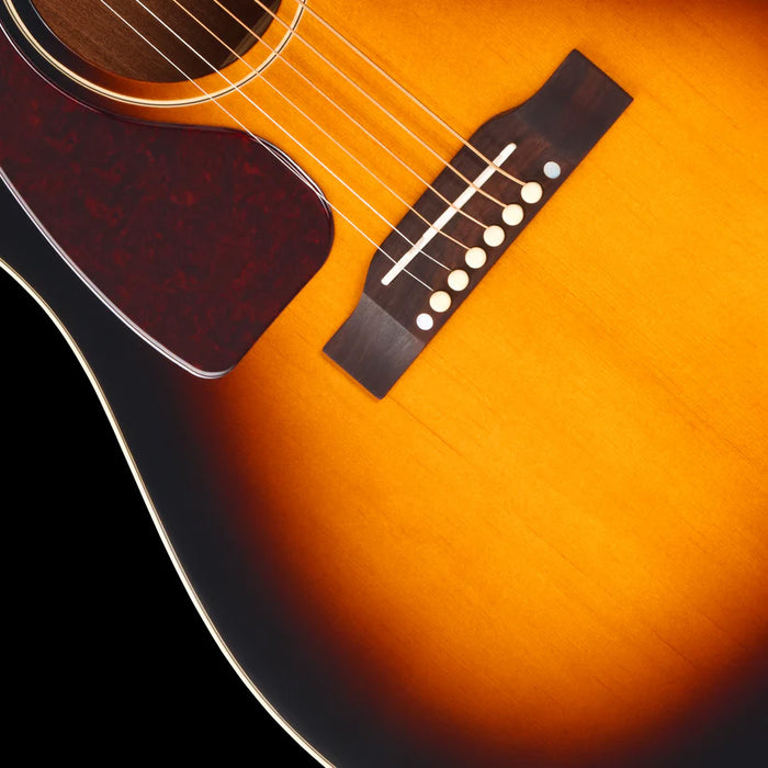 Epiphone J-45 Standard Left-Handed Acoustic Vintage Sunburst Bridge