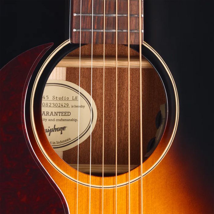 Epiphone J-45 Standard Left-Handed Acoustic Vintage Sunburst Electronics