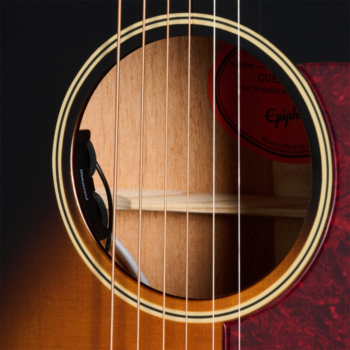 Epiphone Inspired by Gibson L-00 Standard Vintage Sunburst Soundhole