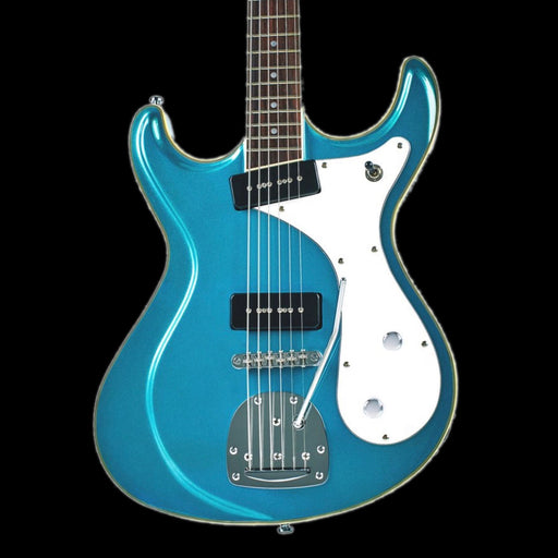 Eastwood Sidejack Deluxe Baritone - Metallic Blue