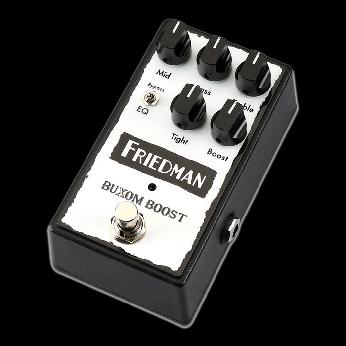 Friedman Buxom Boost Guitar Effect Pedal Front Angle Right