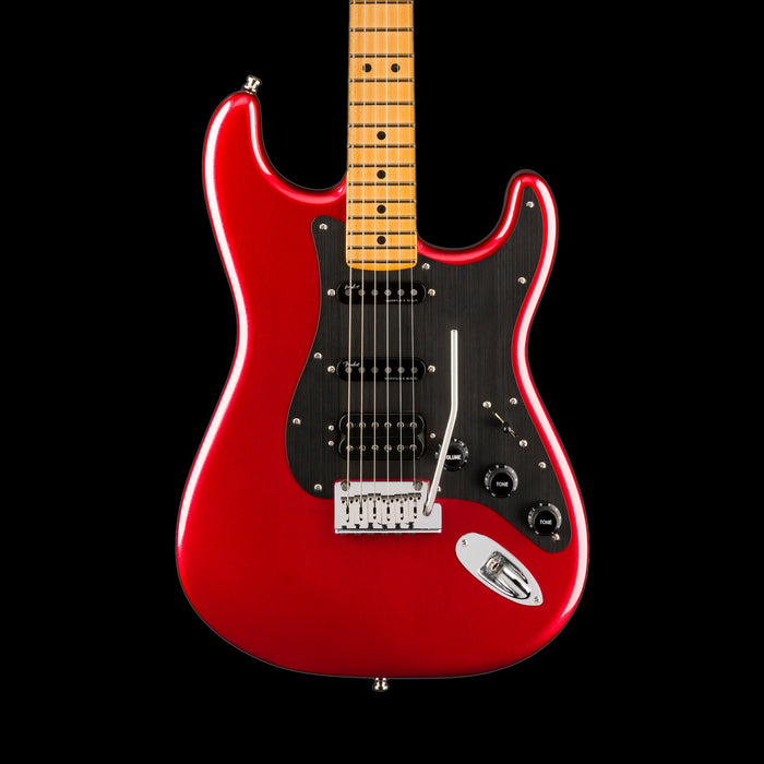 Fender American Ultra II Stratocaster HSS Maple Fingerboard Sinister Red With Case Front Crop