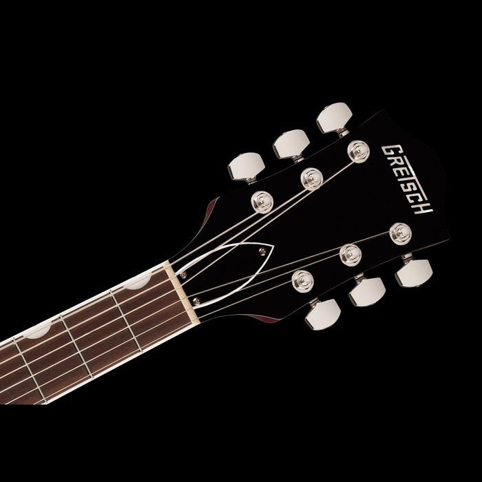 Gretsch Tennessean Hollow Body with String-Thru Bigsby Nickel Hardware Deep Cherry Headstock