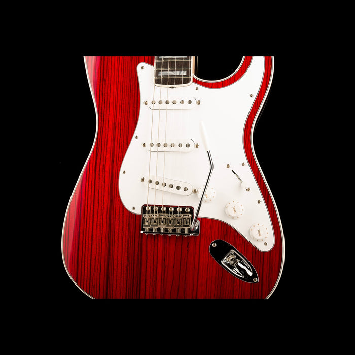Fender Custom Shop Masterbuilt Dennis Galuszka Zebrawood 1966 Stratocaster NOS Red Stain