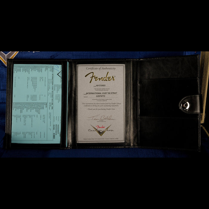 Fender Custom Shop International Custom 1959 Stratocaster Deluxe Closet Classic Maui Blue