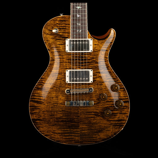 PRS Core McCarty 594 Singlecut Pattern Vintage Yellow Tiger Front Crop