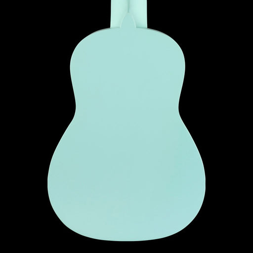 Fender Venice Soprano Uke Walnut Fingerboard Daphne Blue Back Crop