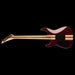 Jackson Pro Plus Series Soloist SLA3Q Amber Blue Burst Back