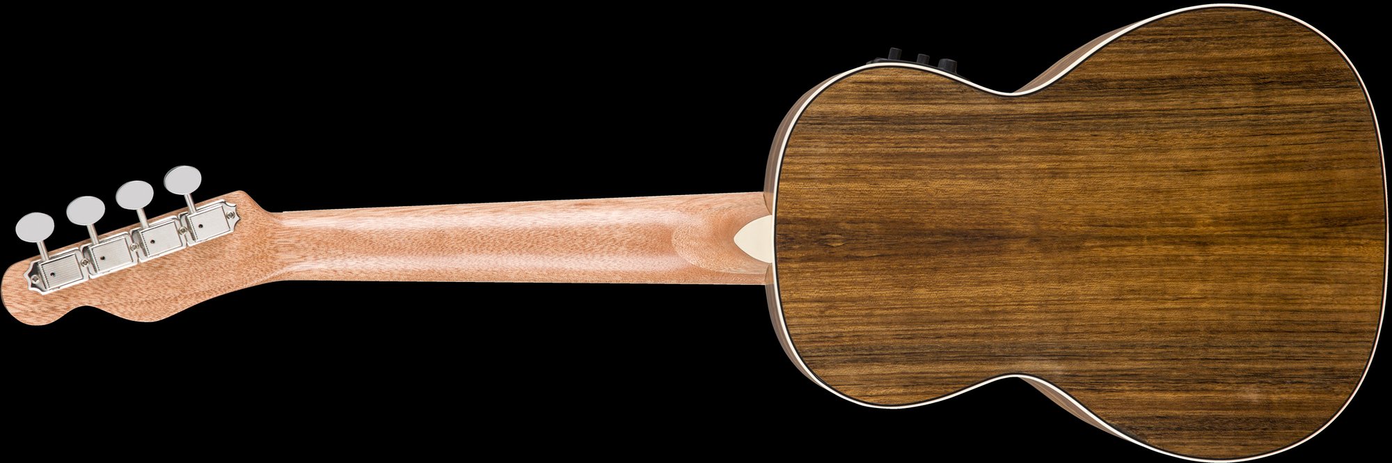 Fender Rincon Tenor Ukulele V2 Ovangkol Fingerboard Natural Back