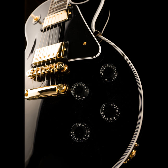 Gibson Custom Shop Les Paul Custom with Ebony Fingerboard Gloss Ebony with Case