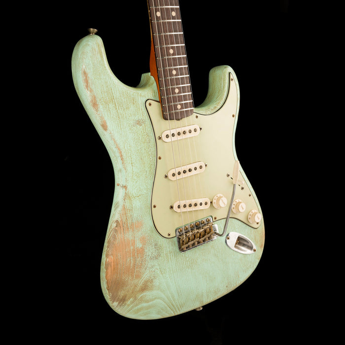 Fender Custom Shop Masterbuilt Paul Waller 1961 Stratocaster Heavy Weathered Surf Green