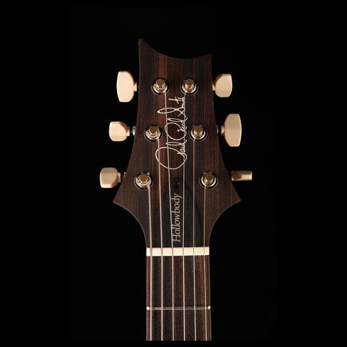 PRS Core Hollowbody II Piezo Faded Blue Jean Headstock