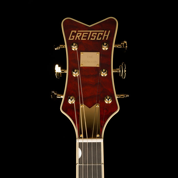 Gretsch Limited Edition G6134TGQM-59 Quilt Classic Penguin with Bigsby Forge Glow