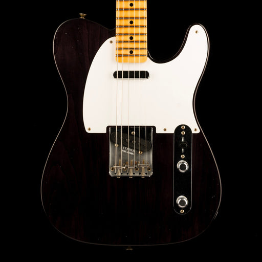 Fender Custom Shop '56 Telecaster Journeyman Relic Black Transparent Electric Guitar