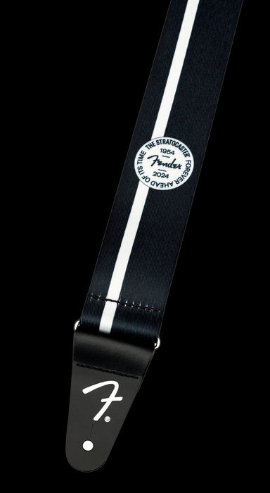 Fender 70th Anniversary Polyester Strap Closeup Label
