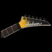 Jackson Pro Plus Series Soloist SLA3Q Amber Blue Burst Headstock