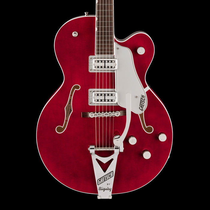 Gretsch Tennessean Hollow Body with String-Thru Bigsby Nickel Hardware Deep Cherry Front Crop