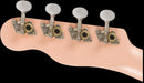 Fender Venice Soprano Uke Walnut Fingerboard Shell Pink Headstock Back