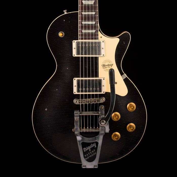 Heritage Custom Shop Custom Core H-150 Artisan Aged with Bigsby Space Black with Case