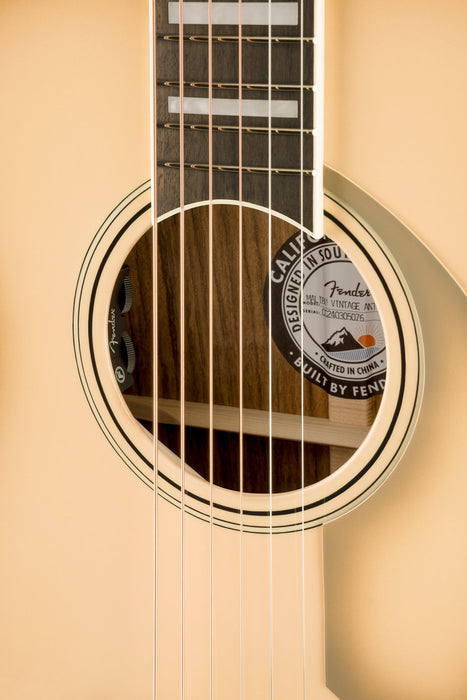 Fender Limited Edition California Vintage King Antigua Pickguard Antigua With Case  Soundhole