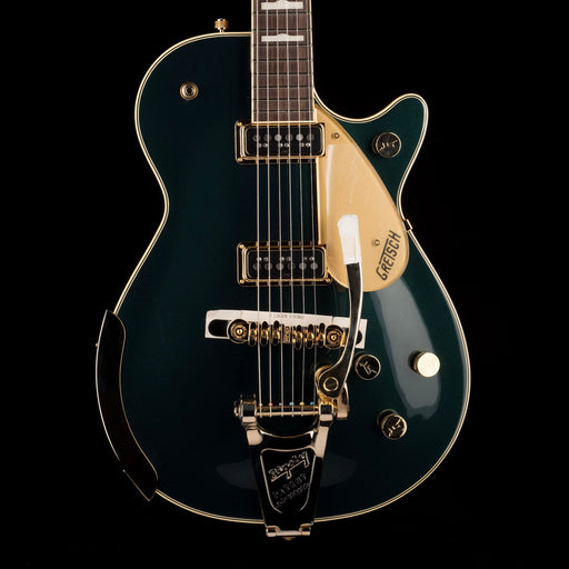 Gretsch G6128T-57 Vintage Select ’57 Duo Jet With Bigsby TV Jones Cadillac Green Front Crop