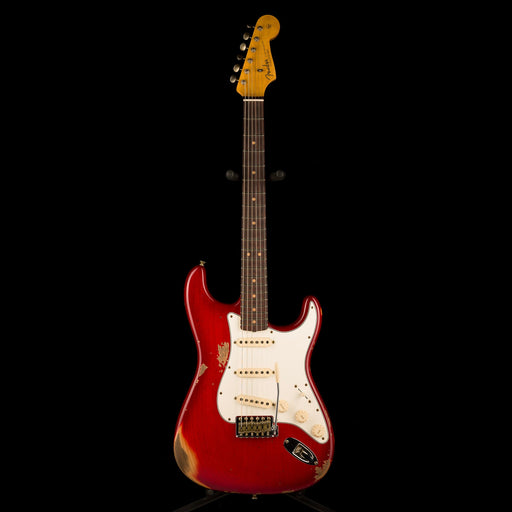 Used Fender Custom Shop 1963 Stratocaster Heavy Relic Crimson Burst - Truetone Color Set with OHSC