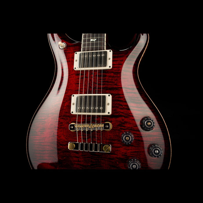PRS Core McCarty 594 Pattern Vintage Fire Red Burst Closeup Body