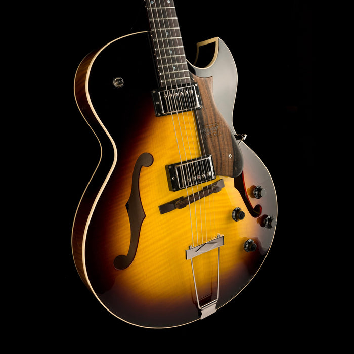 Heritage H-575 Hollow Original Sunburst Electric Guitar with Case