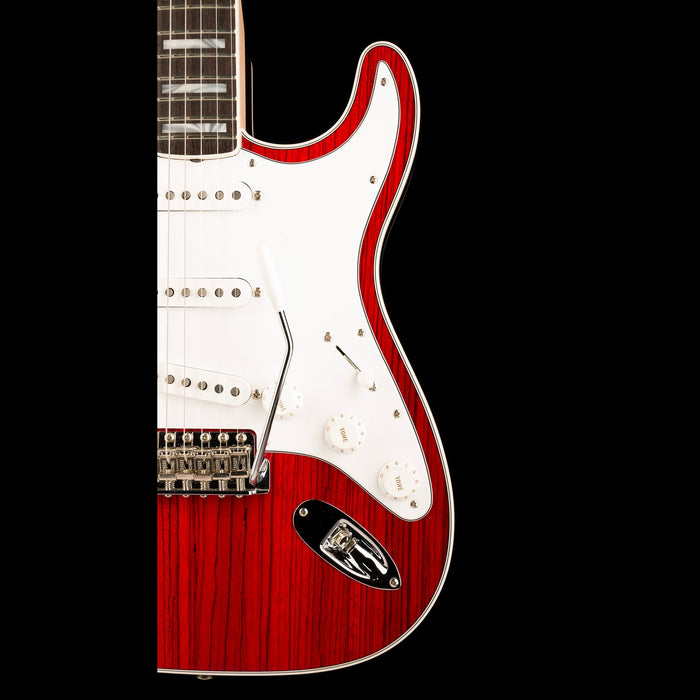 Fender Custom Shop Masterbuilt Dennis Galuszka Zebrawood 1966 Stratocaster NOS Red Stain