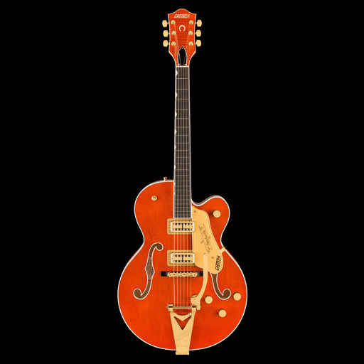 Gretsch Nashville Hollow Body with String-Thru Bigsby Gold Hardware Orange Stain With Case Front