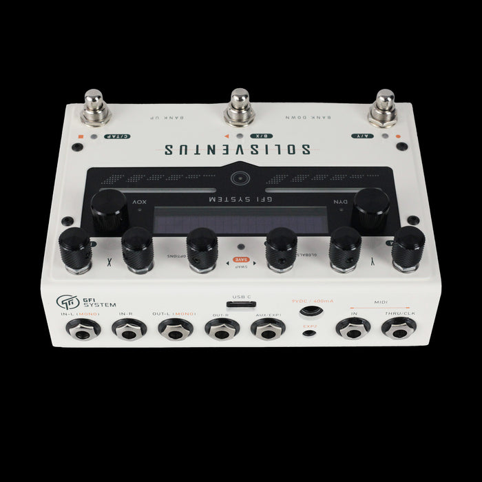 GFI System Solis Ventus Stereo Dual Engine Delay/Reverb Pedal Top