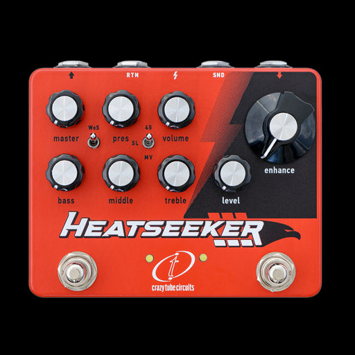 Crazy Tube Circuits Heatseeker Overdrive/Distortion Pedal Front