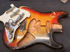 Vintage 1970 Fender Stratocaster 3-Tone Sunburst With Soft Case