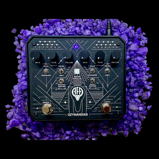 Animal Factory Ozymandias Dual Overdrive/Distortion Pedal Front BG