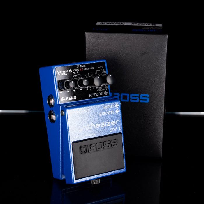 Used Boss SY-1 Synthesizer Guitar Pedal With Box - 2