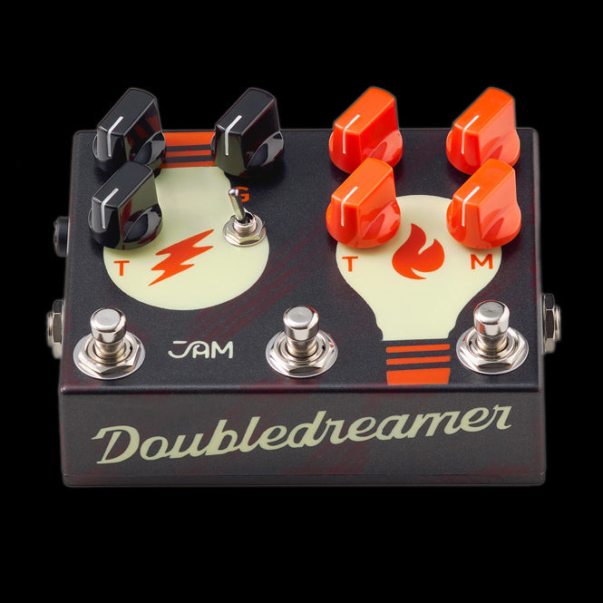 Jam Pedals Doubledreamer Dual Overdrive Guitar Effect Pedal Angle Up