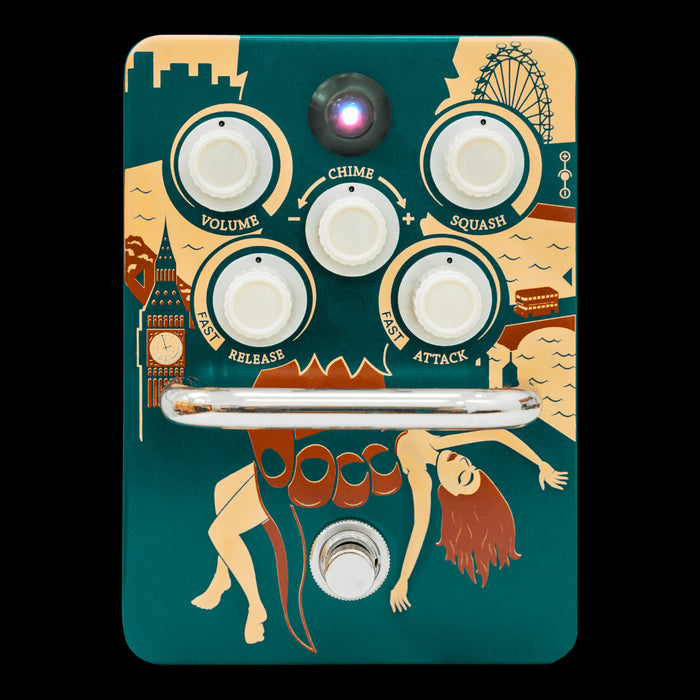 Orange Kongpressor Compressor Effect Pedal Front