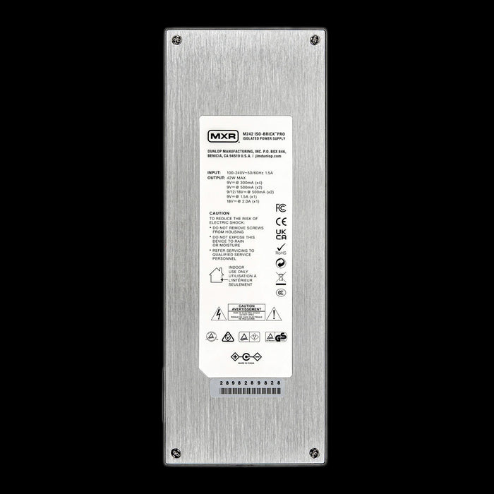 MXR M242 ISO-Brick Pro Power Supply Bottom