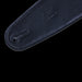 Levy's M4GF-BLK 3 1/2" Wide Black Garment Leather Bass Guitar Strap Tab