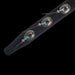 Levy's MS26SF-BLK 2 1/2" Wide Black Suede Guitar Strap Front Tab