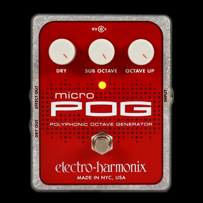 Electro-Harmonix Micro POG Polyphonic Octave Generator Pedal