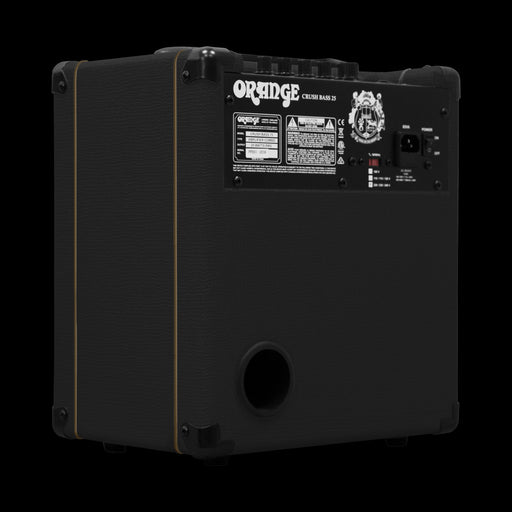Orange Crush Bass 25 25-Watt Bass Amp Combo - Black Back Angle