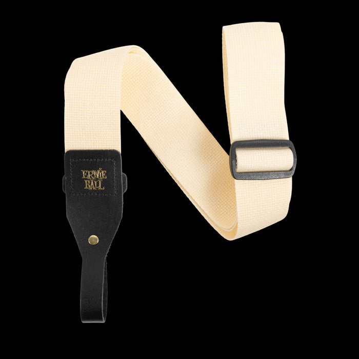 Ernie Ball Polypro Acoustic Guitar Strap - Cream - P05368 Front