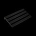 Mono Pedalboard Rail Medium Black With Stealth Club Accessory Case - PFX-PBR-M-BLK-BDL