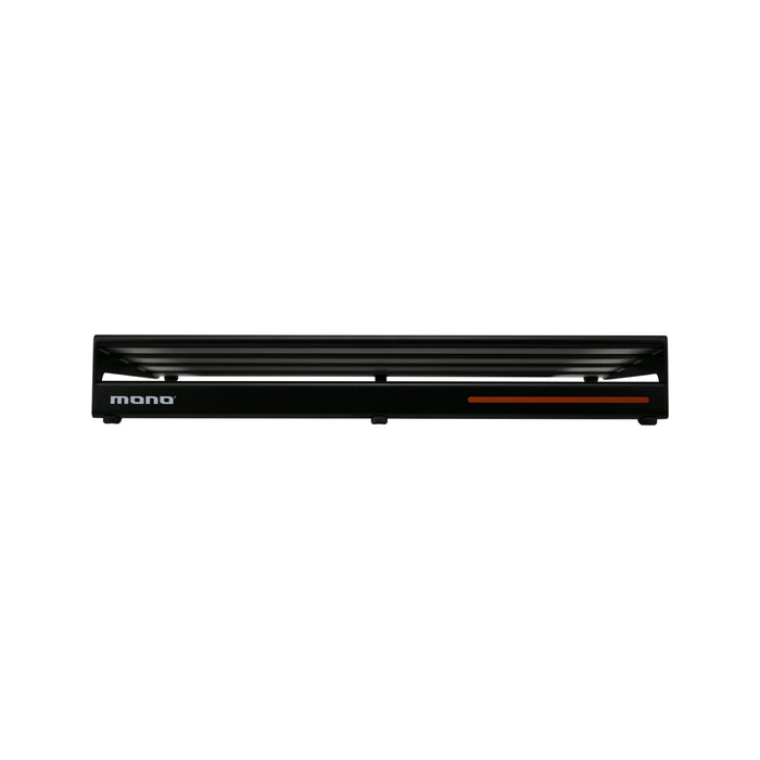 Mono Pedalboard Rail Medium Black With Stealth Club Accessory Case - PFX-PBR-M-BLK-BDL