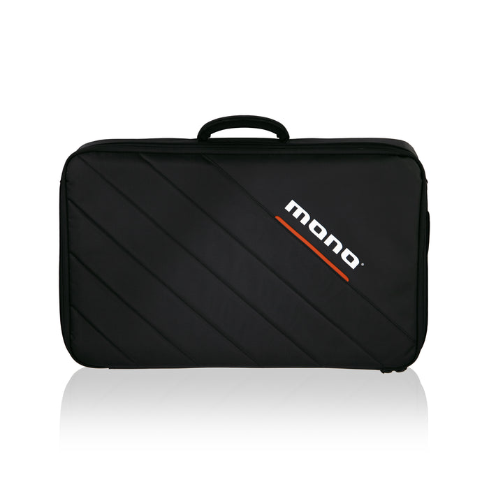 Mono Pedalboard Rail Medium Black With Stealth Club Accessory Case - PFX-PBR-M-BLK-BDL