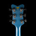 Gretsch Custom Shop Masterbuilt G6134CST Baritone Penguin NOS Lake Placid Blue Headstock Back